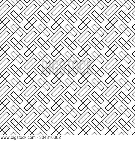 Geometric Abstract. Slanted Rectangle Slabs. Herringbone Pattern. Seamless Surface Design With Tilte