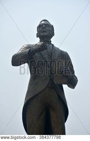Quezon City, Ph - Oct 6 - Manuel Quezon Statue At Quezon Memorial Circle On October 6, 2018 In Quezo