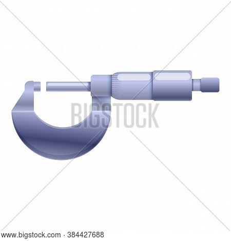 Control Micrometer Icon. Cartoon Of Control Micrometer Vector Icon For Web Design Isolated On White 