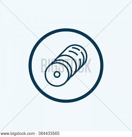 Ham Icon Isolated On White Background From Gastronomy Collection. Ham Icon Trendy And Modern Ham Sym