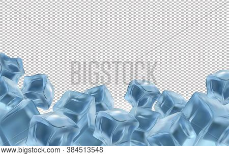 Frozen Ice Cubes On Vector & Photo (Free Trial) | Bigstock