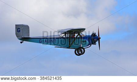 Ickwell, Bedfordshire, England - September 06, 2020: Vintage 1931 Civilian Coupe 02 G-abnt  Aircraft