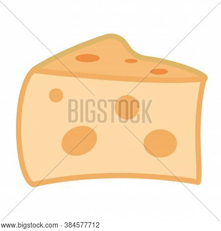 Isolated Cheesse Food Healthy Nutrition Icon - Vector