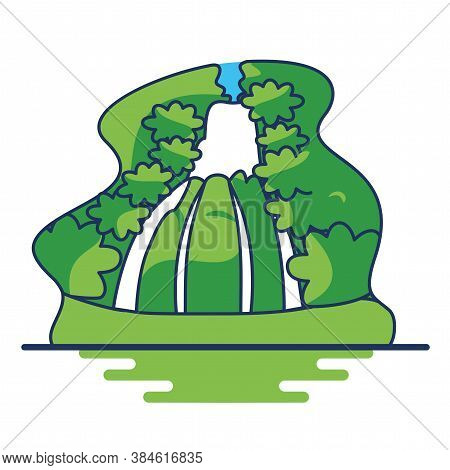 Isolated Risaralda Colombia Travel Sites Icon -vector
