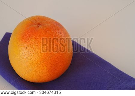 Citrus Fruits. Greyfruit Is Red. The Whole Fruit. High Quality Photo. High Quality Photo