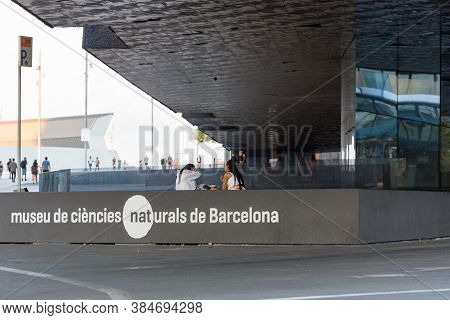 Barcelona, Spain : 2020 02 Sept : Museu De Ciencies Naturals De Barcelona In The Forum In Barcelona 