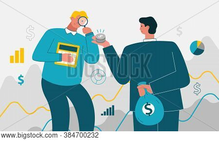 Vector Illustration Of The Tax Avoidance Income
