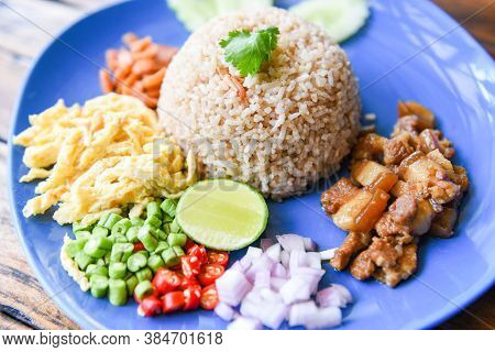Rice Seasoned With Shrimp Paste Recipe / Rice Mixed With Shrimp Paste Thai Food