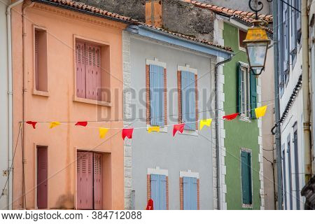 Old Housein The Village Foix In The South Of France, Europe.