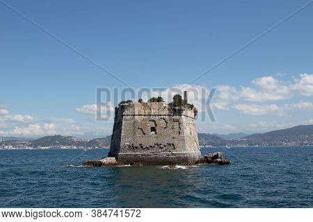 The Famous Island Of Tinetto In Portovenere