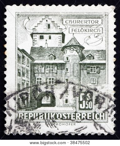 Posta pulu Avusturya 1960 Chur kapısı, Feldkirch