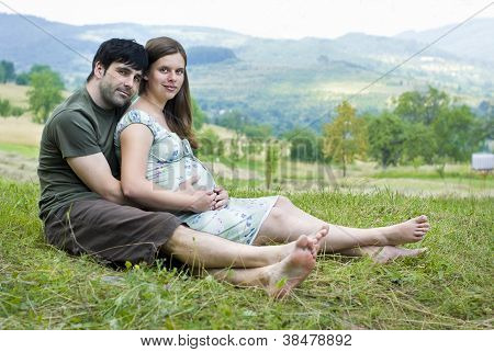 Couple enceinte