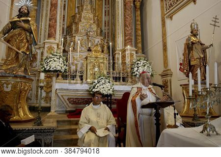 Salvador, Bahia / Brazil - July 1, 2015: Mass Symbolizing The 