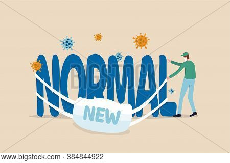 Coronavirus New Normal Lifestyle, Covid-19 Pandemic Make People Living New Life To Protect Outbreak 