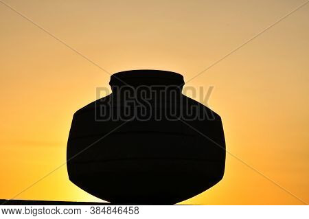 A Close Up Shot Of An Earthen Pot Or A Clay Pot