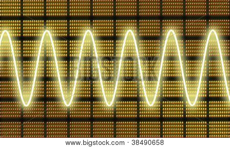 Onde sinusoidali misurazione display