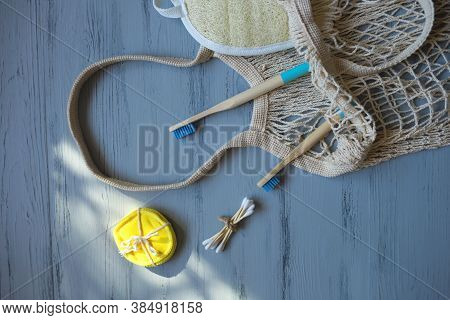 Bamboo Toothbrushes And Sticks, Reusable Discs, Loofah Washcloth