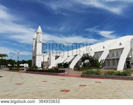 Nagapattinam, Tamil Nadu, India- September 8th 2019 : Sanctuary Of Our Lady Of Vailankanni Church