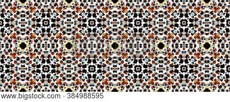 Animal Doodles. Wild Jaguar Backdrop. Watercolor Savannah Pattern. Animal Pattern. Trandy Pattern. A