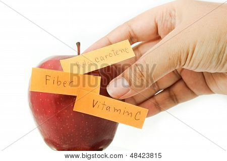 Apple Diet Concept.