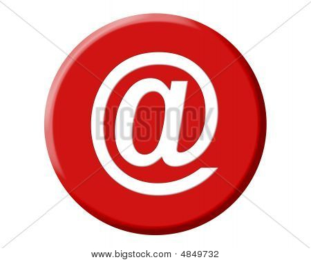 Arobase bei E-Mail Symbol Abbildung