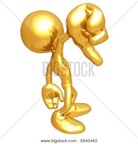Mini gold-Kerl