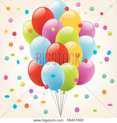 Balloon- serpentine - conffeti