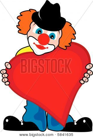 Liten clown med stort hjärta