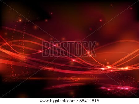 Geometrical Swooshy Background Template