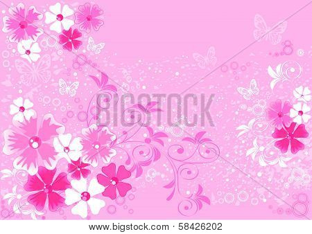 Pink Flowers Sakura