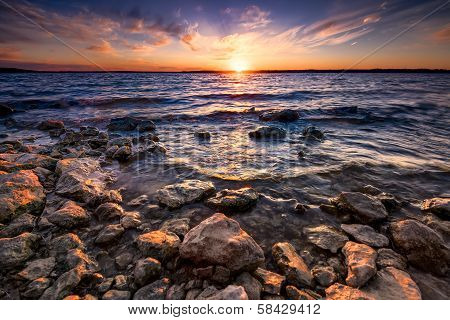 Benbrook Lake Sunset