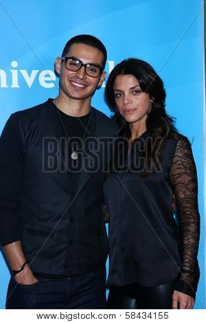 Manny Montana, Vanessa Ferlito at NBCUniversal's 