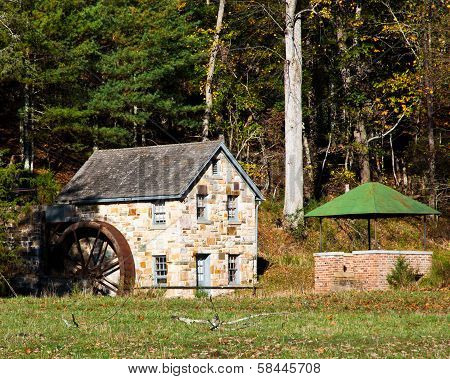 Stone Water wheel in Virginia