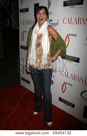 BEVERLY HILLS - DECEMBER 06: Arielle Kebbel at the Calabasas 2 Year Anniversary Party on December 6, 2006 at Fred Segal Mauro's Cafe in Beverly Hills, CA.