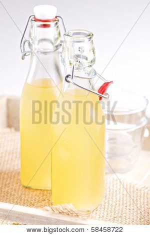 Homemade ginger ale