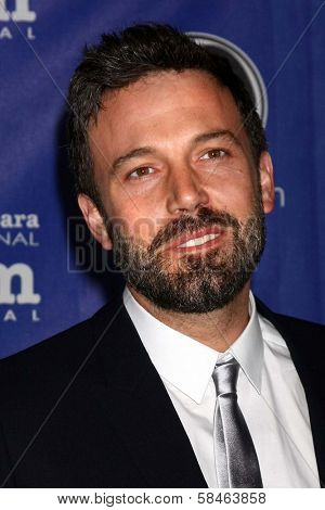 Ben Affleck at the 2013 SBIFF Modern Masters Award presented to Ben Affleck, Arlington Theater, Santa Barbara, CA 01-25-13