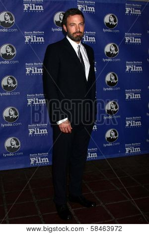 Ben Affleck at the 2013 SBIFF Modern Masters Award presented to Ben Affleck, Arlington Theater, Santa Barbara, CA 01-25-13