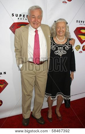 HOLLYWOOD - NOVEMBER 16: Jack Larson and Noel Neill at the 