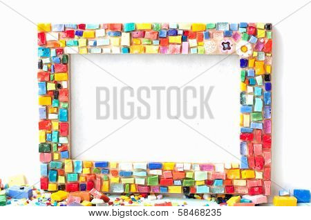 Mosaic handmade frame