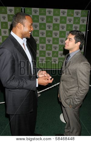 LOS ANGELES - NOVEMBER 08: Henry Simmons and Wilmer Valderrama at the 16th Annual Environmental Media Association Awards at Wilshire Ebell Theatre November 08, 2006 in Los Angeles