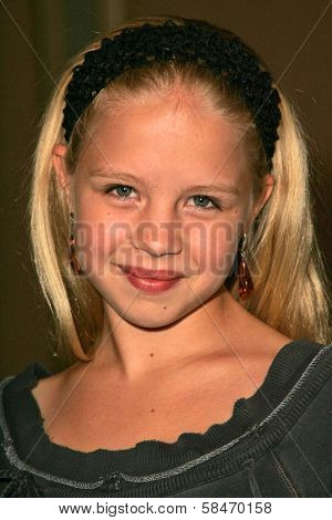 PASADENA - JULY 22: Sofia Vassilieva at the NBC TCA Press Tour at Ritz Carlton Huntington Hotel on July 22, 2006 in Pasadena, CA.