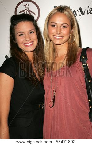 LOS ANGELES - NOVEMBER 12: Heidi Androl and Stacy Keibler at the Grand Opening of 