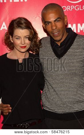 Chris Ivery and Ellen Pompeo at the Billy Wilder Theater Opening Tribute. Hammer Museum, Westwood, California. December 3, 2006.