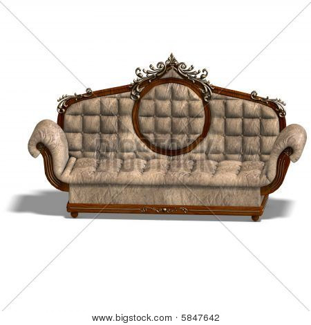 bequemen Sofa von Louis Xv.