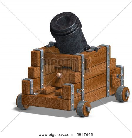 Ballistiska murbruk kanon