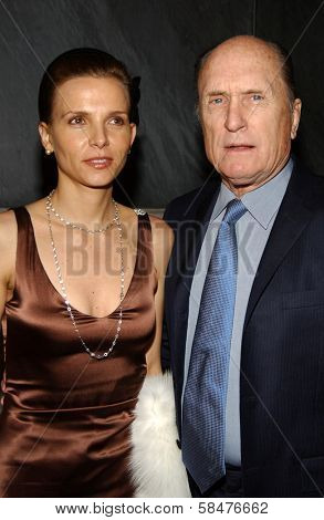 Luciana Pedraza and Robert Duvall at the Billy Wilder Theater Opening Tribute. Hammer Museum, Westwood, California. December 3, 2006.