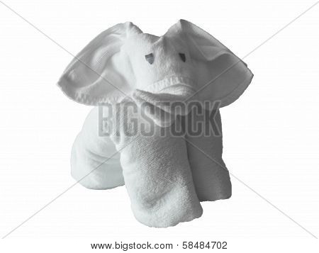 A cute towel elephant