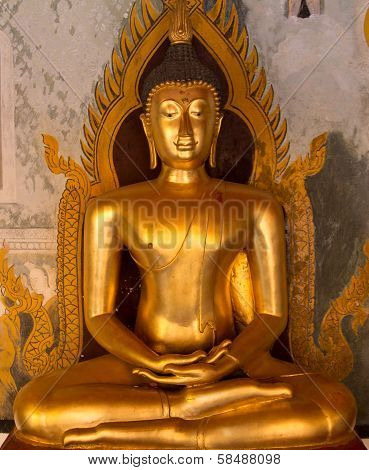 Buddha Statue In Temple