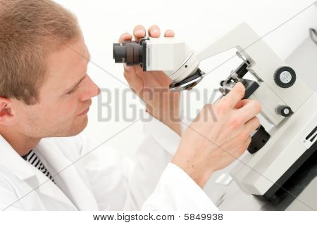 Young Male Lab Technician