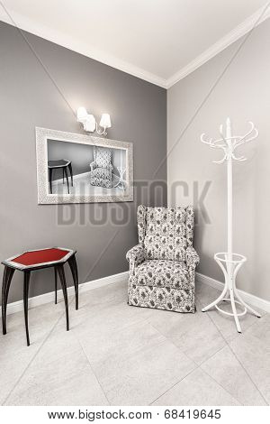 Luxury Grey And White Interior